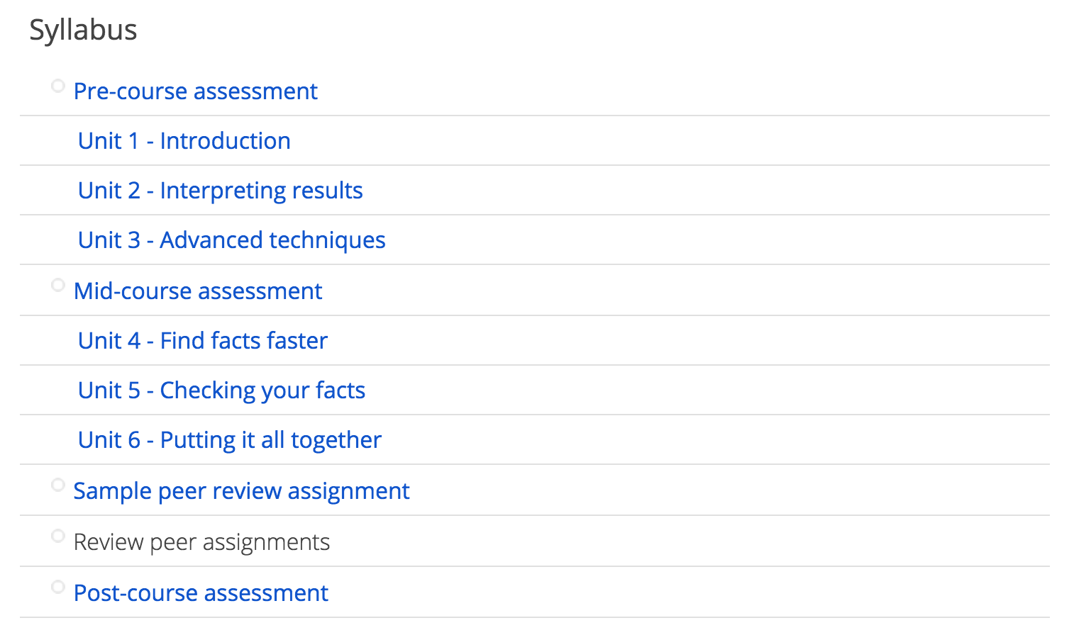 Course Buld 课程主页的内容 | CourseBuilder Document